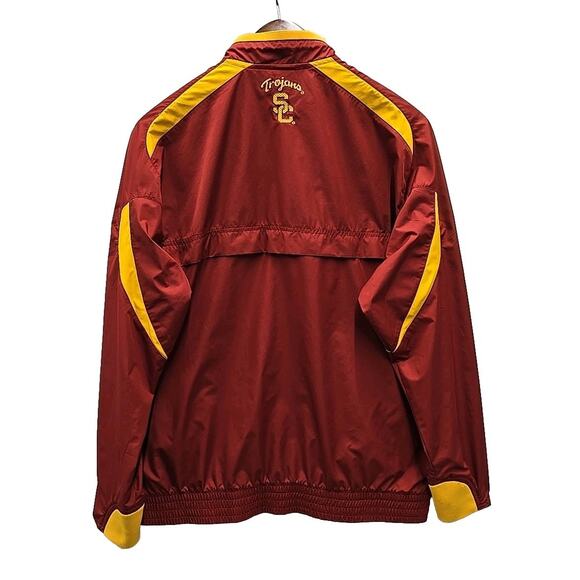 NIKE FIT STORM USC Trojans Windbreaker Jacket Sz S Pullover 1/4 Zip Activewear - Picture 2 of 10